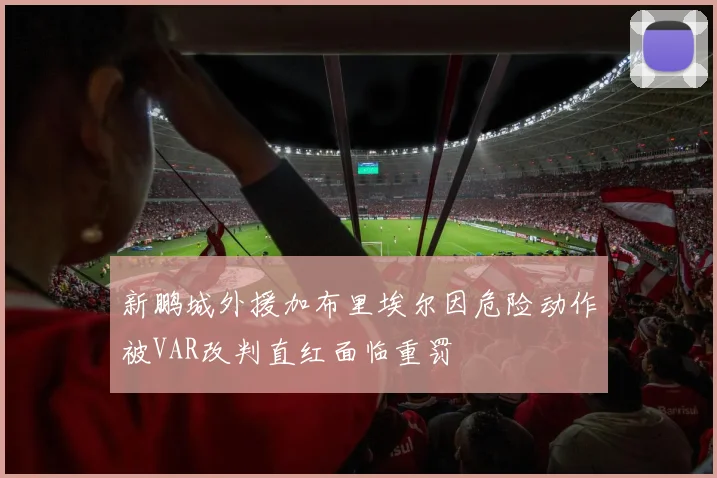 新鹏城外援加布里埃尔因危险动作被VAR改判直红面临重罚