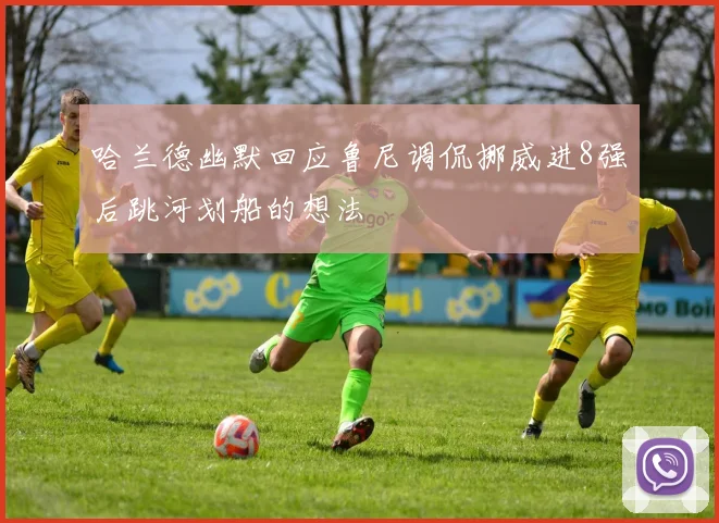 哈兰德幽默回应鲁尼调侃挪威进8强后跳河划船的想法