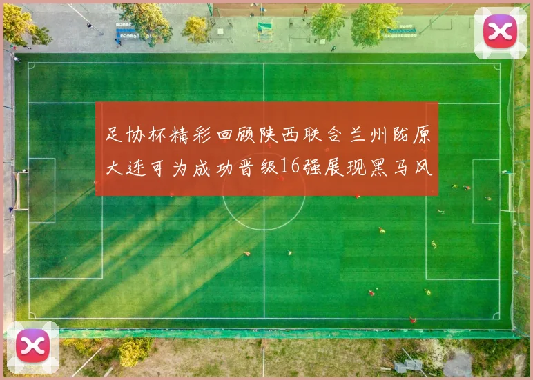 足协杯精彩回顾陕西联合兰州陇原大连可为成功晋级16强展现黑马风采